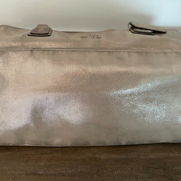 Coach 18694 Chelsea East West Platinum Shimmer Patent Leather Shoulder/Tote Bag - Picture 3 of 11